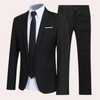2-teiliges herrenanzug - klassischer offizieller dress mit blazer und hose