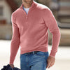 Herren halbzip-pullover – gestrickter langarm-sweater