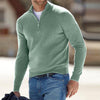 Herren halbzip-pullover – gestrickter langarm-sweater