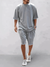 2-teiliges lässiges sportoutfit - gemütliche herren-loungewear