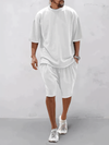 2-teiliges lässiges sportoutfit - gemütliche herren-loungewear