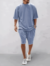 2-teiliges lässiges sportoutfit - gemütliche herren-loungewear