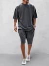 2-teiliges lässiges sportoutfit - gemütliche herren-loungewear