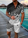 Männli trendy zweiteiler für en lässige summer-look