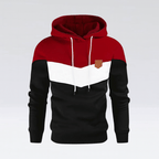 Männer Farbblock Hoodie - Lässiger Pullover mit Kontrastlook