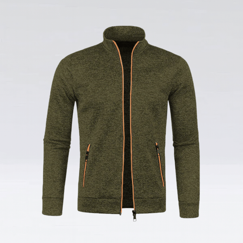 Männer Zip-Jacke – Schick, leicht & alltagstauglich
