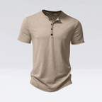 Männer Henley T-Shirt – Baumwollmix für lässige Looks