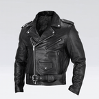 Männer PU‑Leder Bikerjacke - Stylische Lässige Freizeitmode