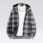 Männlicher Karo-Hoodie – Stylisch & Alltagsbereit