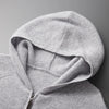 Männer zip-up hoodie - leichter strickpullover für lässige anlässe