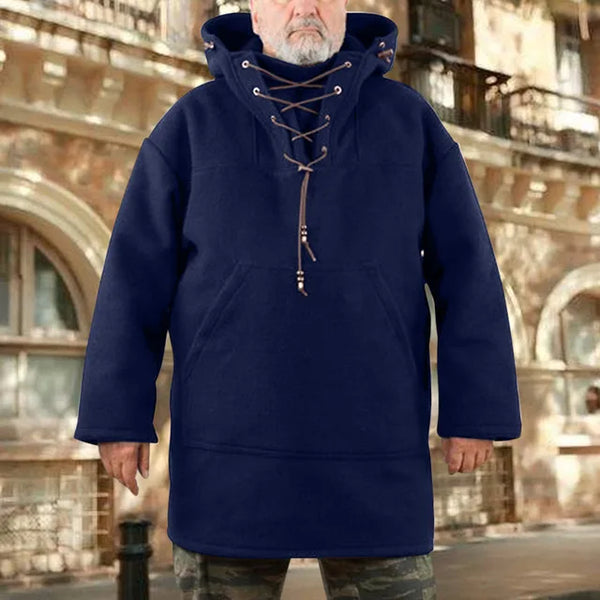 Männers pullover hoodie - lässige und trendige freizeitmode mit kapuze und tasche