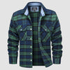 Männer flanellhemd klassisch karo freizeitbekleidung - strapazierfähiger stoff für entspannten casual-look