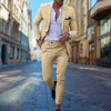 2-teiliges slim-fit anzug – massgeschneiderter herrenblazer und hose für formelli und legere anlässe