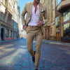 2-teiliges slim-fit anzug – massgeschneiderter herrenblazer und hose für formelli und legere anlässe