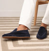 Männersuede mokassins – elegante slipper für legere anlässe – vielseitige alltagschuhe für stilvolle ausgänge