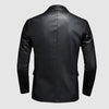 Chic schwarze lederblazer - moderne, elegante jacke für männer