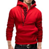 Herren zip-hoodie - moderner pullover mit seiteneinsatz für lässige outfits