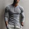 Männer's enge, gerippte langarmshirt - freizeitlook