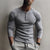 Männer's enge, gerippte langarmshirt - freizeitlook