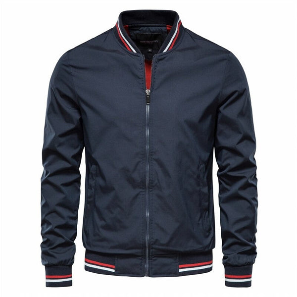 Männers bomberjacke - leichte zip-jacke für jeden tag