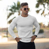 Männer slim-fit langarmshirt - vielseitige freizeitmode für männer