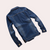 Männers marine blau jeansjacke - vielseitige überjacke für den alltag