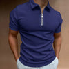 Männer zip polo shirt - moderne kurzärmlige poloshirt für lässige anlässe