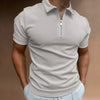 Männer zip polo shirt - moderne kurzärmlige poloshirt für lässige anlässe