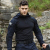 Herren tactical hoodie – robuster zip-hoodie für outdoor-aktivitäten - hochwertiger layering-basics