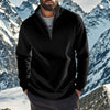 Männer fleece-halbzip-pullover für outdoor-aktivitäten - warmer und stylischer jumper