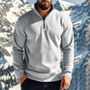 Männer fleece-halbzip-pullover für outdoor-aktivitäten - warmer und stylischer jumper