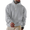 Männer hoodie mit knopfleiste – lässiger freizeitlook für jeden tag