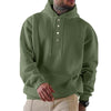Männer hoodie mit knopfleiste – lässiger freizeitlook für jeden tag