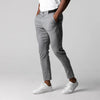 Slim-fit chinohose – tailored herren-knöchellange hose mit taschen