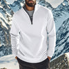 Männer fleece-halbzip-pullover für outdoor-aktivitäten - warmer und stylischer jumper