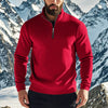 Männer fleece-halbzip-pullover für outdoor-aktivitäten - warmer und stylischer jumper