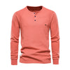 Herren henley t-shirt – softer stoff für ausflüge und den alltag