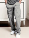 Männers cargo sweatpants – leichte, lässige hosen mit taschen für den alltag