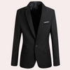 Maßgeschneiderter schwarzer blazer - eleganter herrenanzugjacke