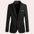 Maßgeschneiderter schwarzer blazer - eleganter herrenanzugjacke