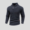 Gestrickter thermo-pullover – männer warme strickmode für lässigen stil