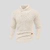 Gestrickter thermo-pullover – männer warme strickmode für lässigen stil