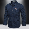 Männers outdoor-hemd langlebig langarm casual wear - vielseitiges button-up für tägliche abenteuer