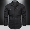 Männers outdoor-hemd langlebig langarm casual wear - vielseitiges button-up für tägliche abenteuer