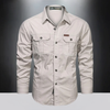 Männers outdoor-hemd langlebig langarm casual wear - vielseitiges button-up für tägliche abenteuer