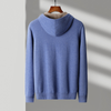 Männer zip-hoodie - luxuriöser cashmere-mix für lässige anlässe