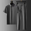 2-teiliges sommer polo und hosen set - stylish outfit für männer