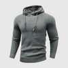 Männers hoodie mit texturstrick - vielseitig für jeden anlass