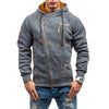 Männers fleece hoodie – zip-jumper mit taschen für den alltag