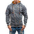 Männers fleece hoodie mit reissverschluss - vielseitiger casual-look für männer